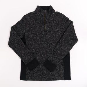 Merona Pullover Zippered Sweater 2 tone Women's	Black/ White	      Size	Small